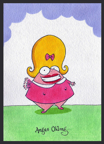 Helga Dressed as a Debbie.