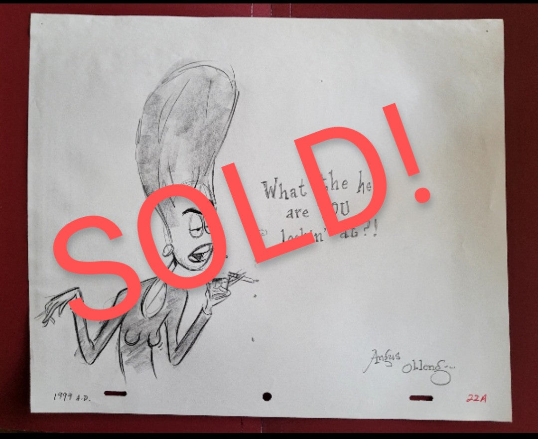 Development Art of Pickles Oblong 002. Angus Oblong.