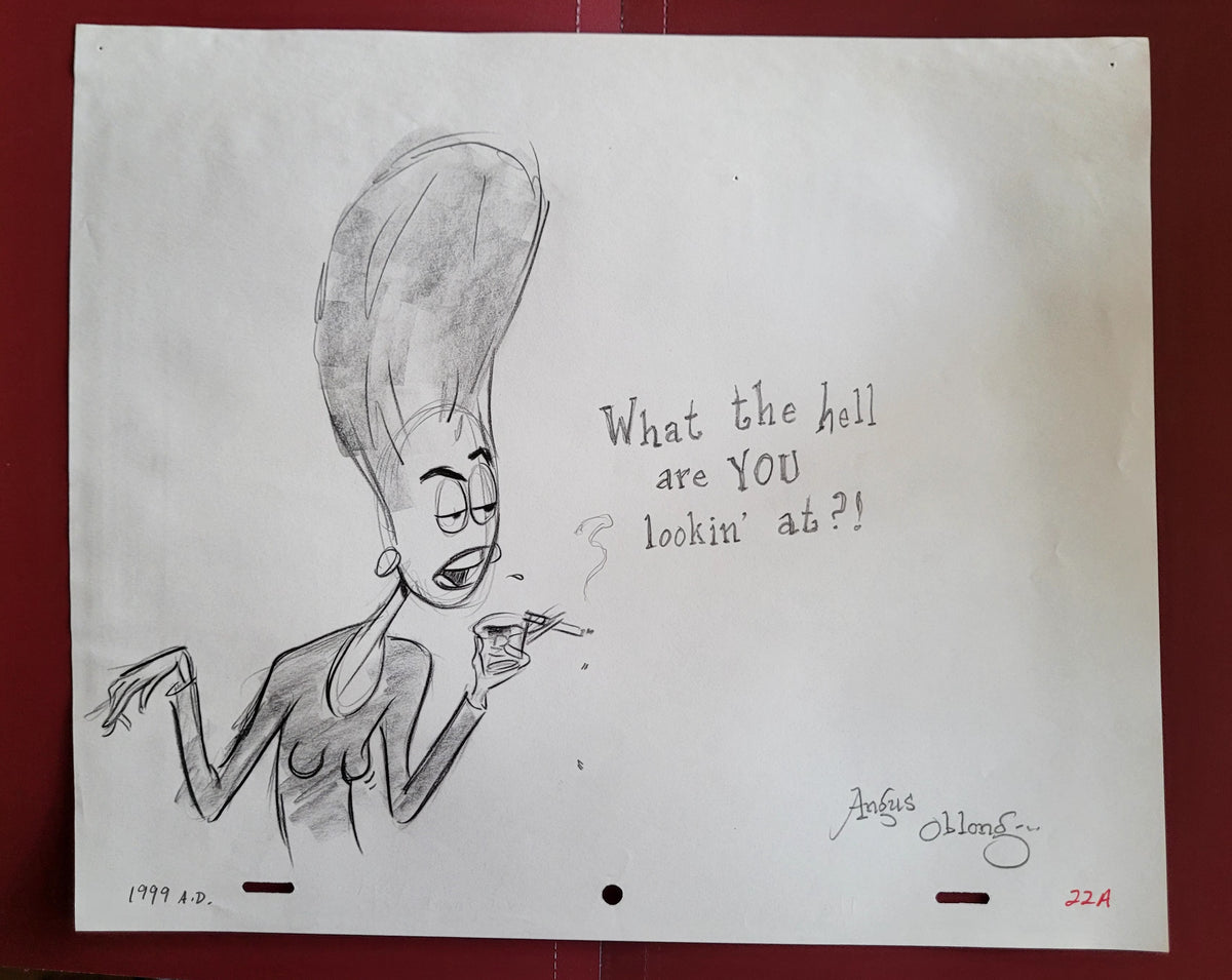 Development Art of Pickles Oblong 002. Angus Oblong.