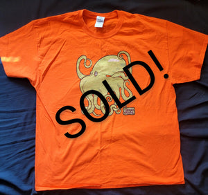 My bright orange Octopus shirt!