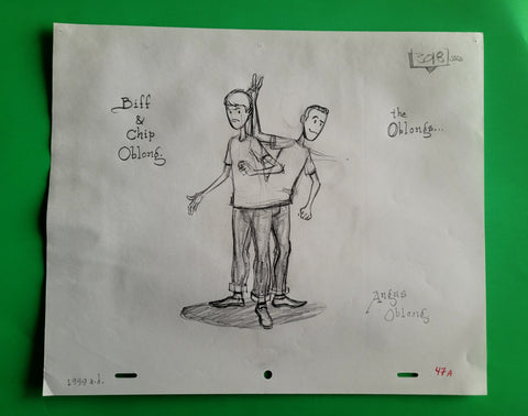 Biff & Chip Oblong Development Art #003
