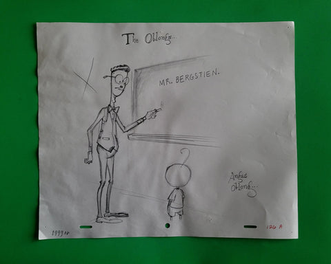 Mr. Bergstien, Milo's Teacher, Development Art.