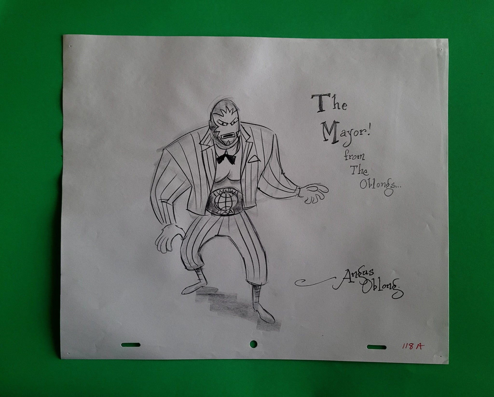 Johnny "The Mayor" Bledsoe Development Art.