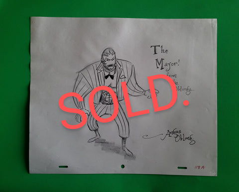 Johnny "The Mayor" Bledsoe Development Art.