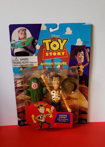 Woody Action Figgur on card.