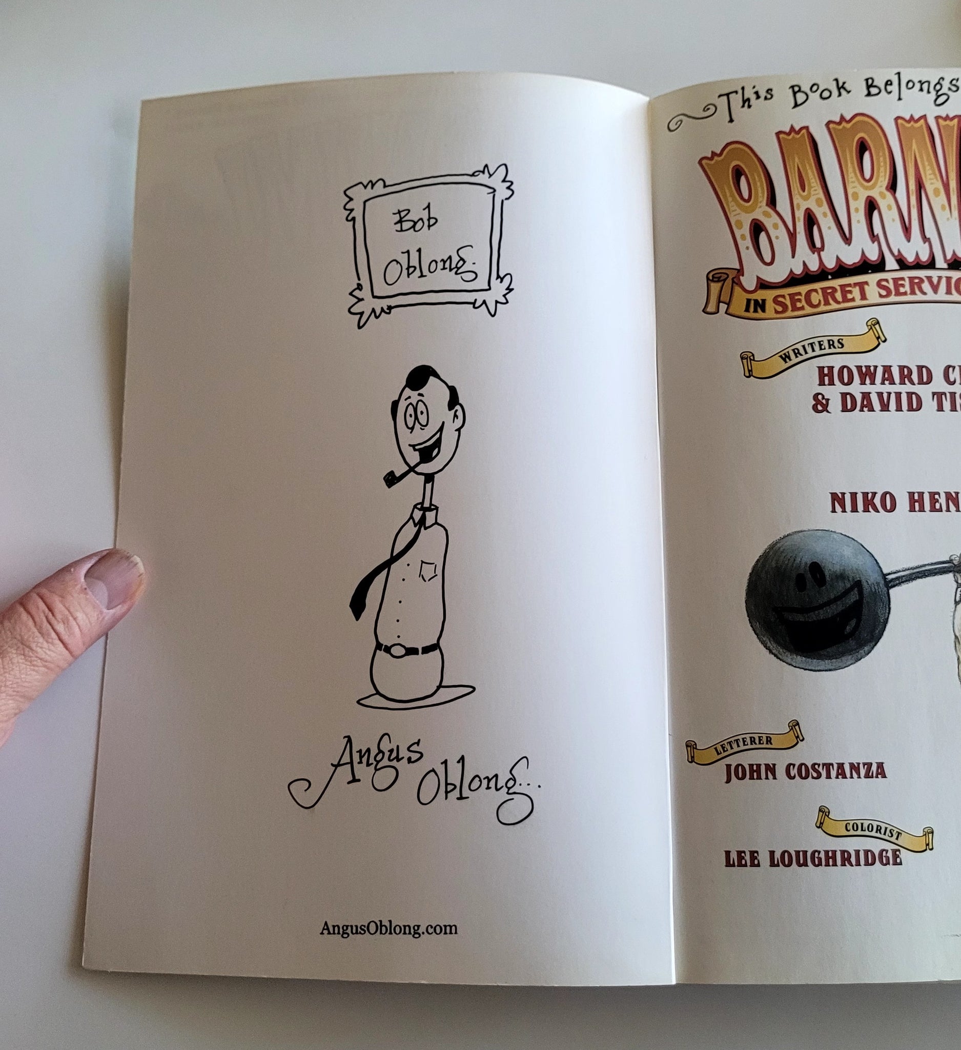 Barnum Graphic Novel with Drawing inside!