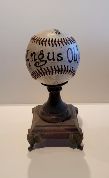 Signed Baseball with Stand!