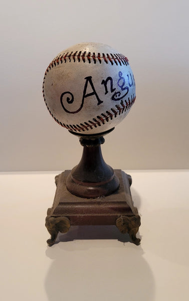 Signed Baseball with Stand!