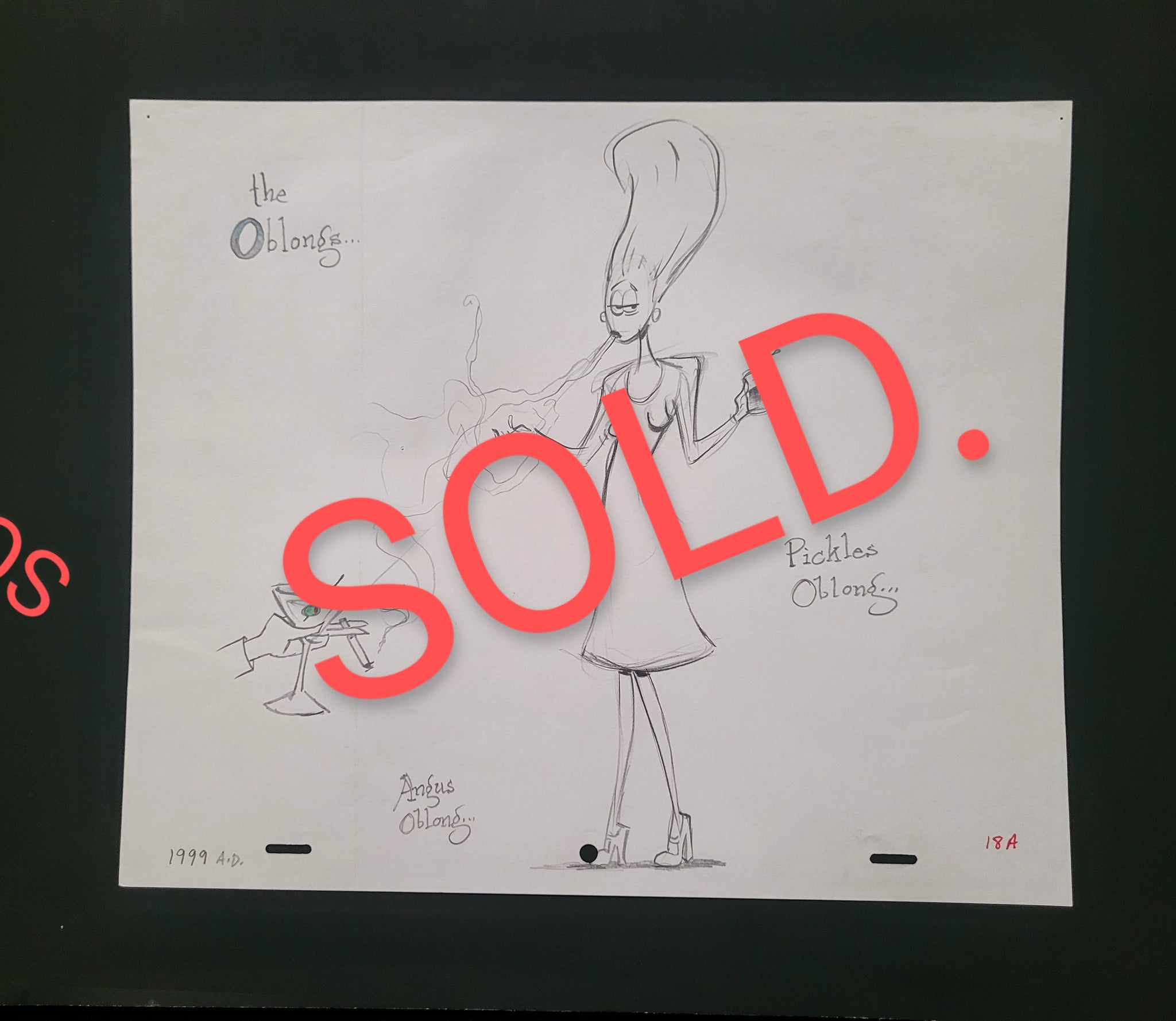 Pickles Oblong Smoking and Drinking Development Art!