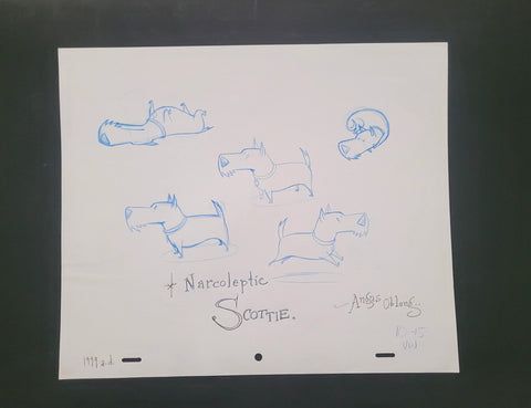 Narcoleptic Scottie Development Art #3.