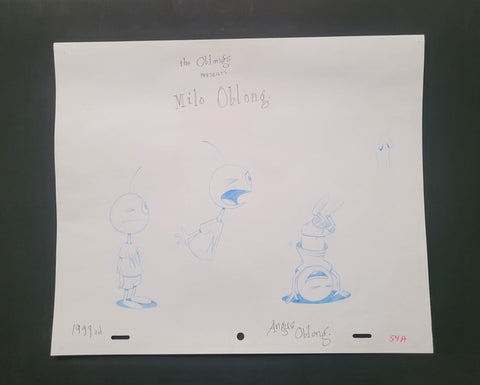 Milo Oblong Playing Development Art.