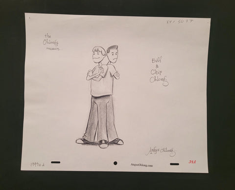 Biff and Chip Not Speaking to Each Other Development Art.