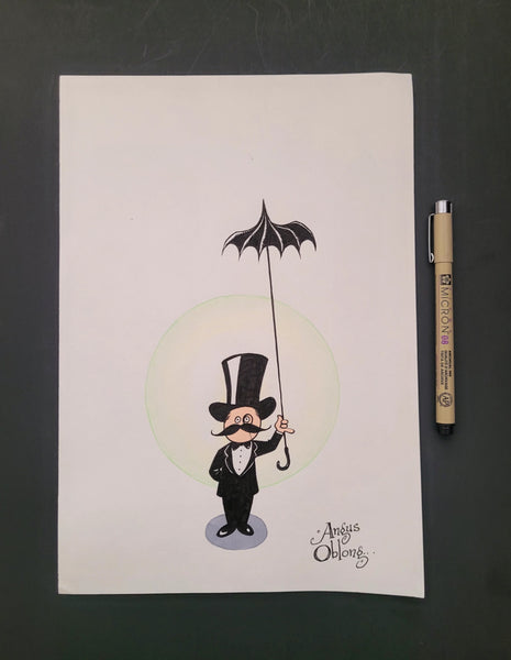 Little Man With Umbrella.