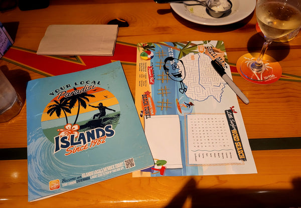 Island's Kid's Menu featuring Bob Oblong!