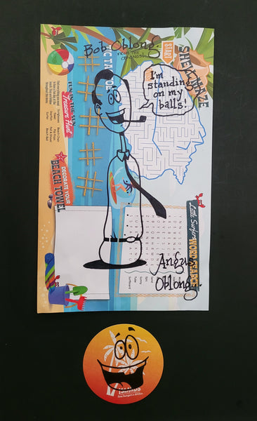 Island's Kid's Menu featuring Bob Oblong!