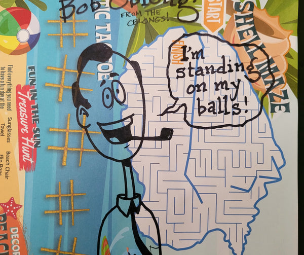 Island's Kid's Menu featuring Bob Oblong!