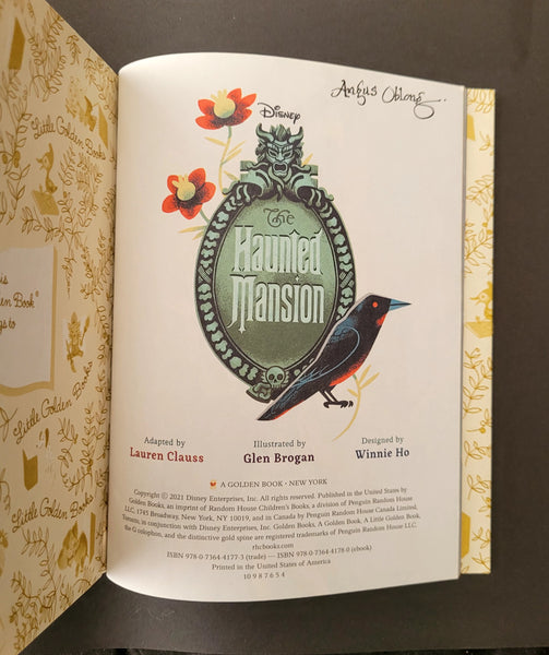 Haunted Mansion Golden Book! My personal copy.