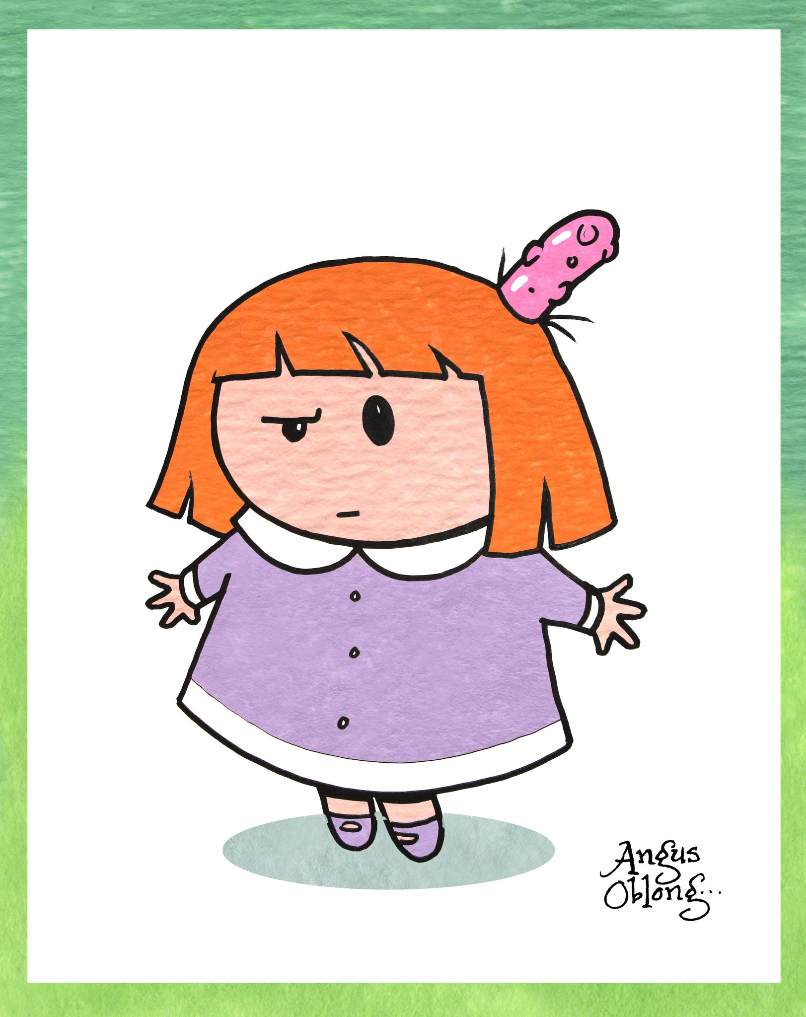 Beth Oblong Miffed.