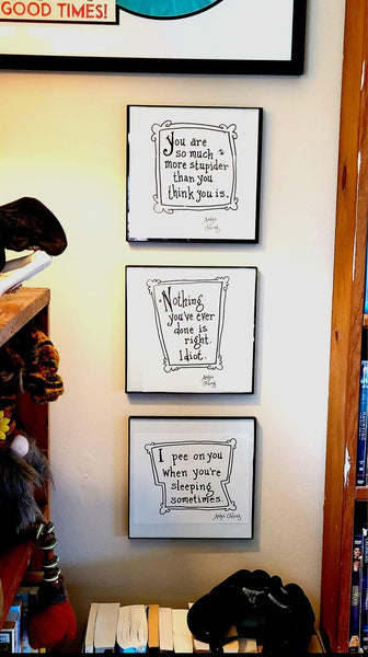 Hand-written Insults!