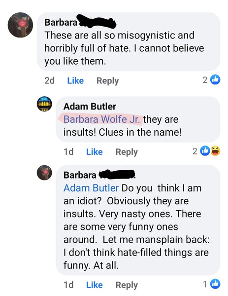 Hand-written Insults!