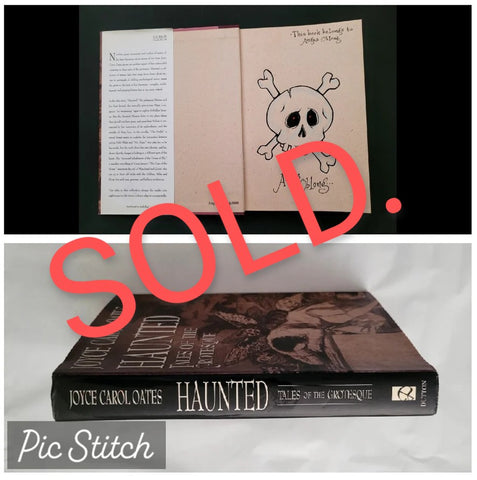 Haunted Book with Original Artwork & Signature!