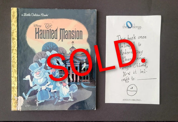 Haunted Mansion Golden Book! My personal copy.