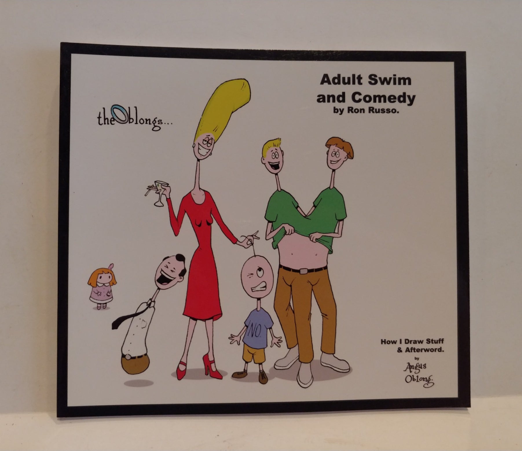 Adult Swim Textbook with The Oblongs on the cover!