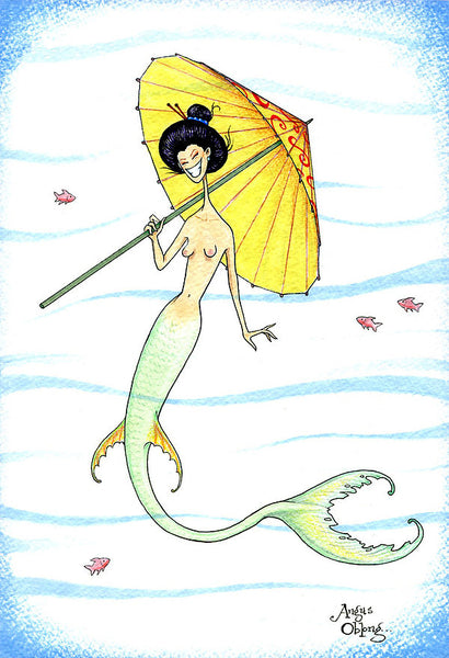 Angus Oblong's Asian Mermaid Collection!
