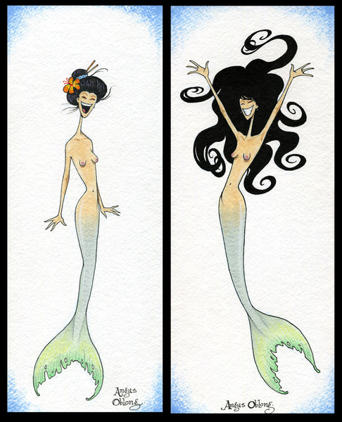 Angus Oblong's Asian Mermaid Collection!