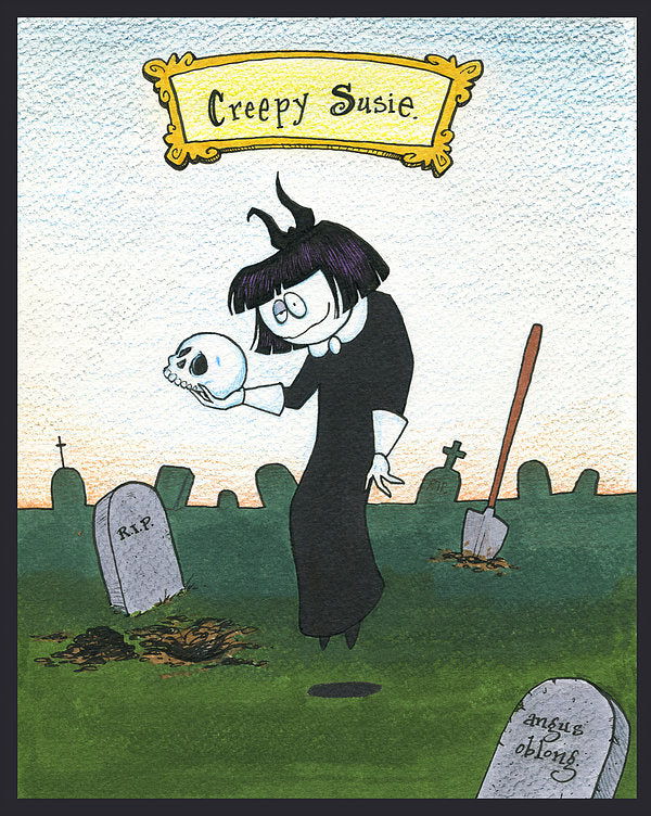 Creepy Susie in Graveyard.