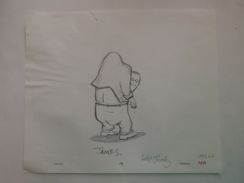 James Development Art from The Oblongs. 1999.