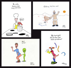 Angus Oblong's Funny Art Prints.