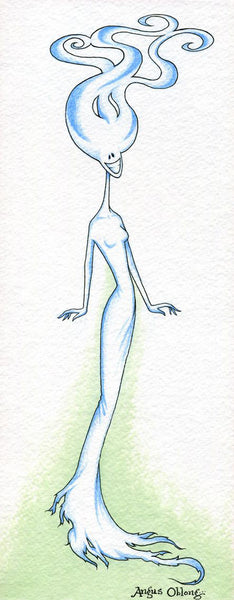 Angus Oblong's Ghost Lady Art Prints.