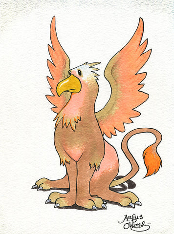 Griffin Art Print.