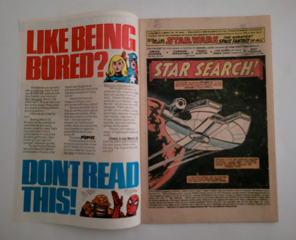 Star Wars #11 Comic Book from 1978.