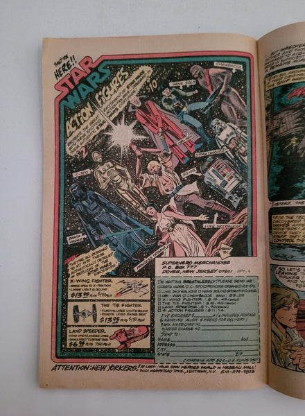 Star Wars #13 Comic Book from 1978.
