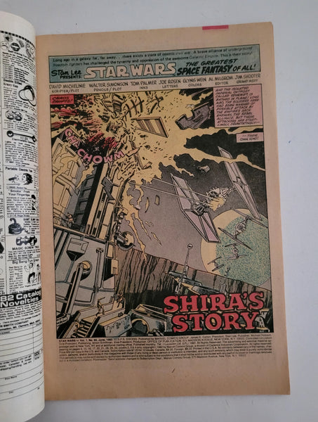 Star Wars #60 Comic Book from 1982.
