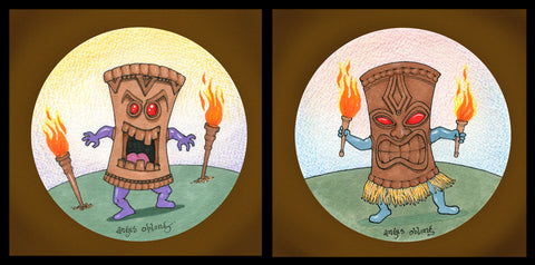 Tiki Gods Art Prints.