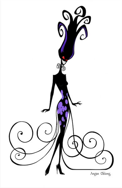 Wicked Woman in her New Purple Dress Digitally Remastered!